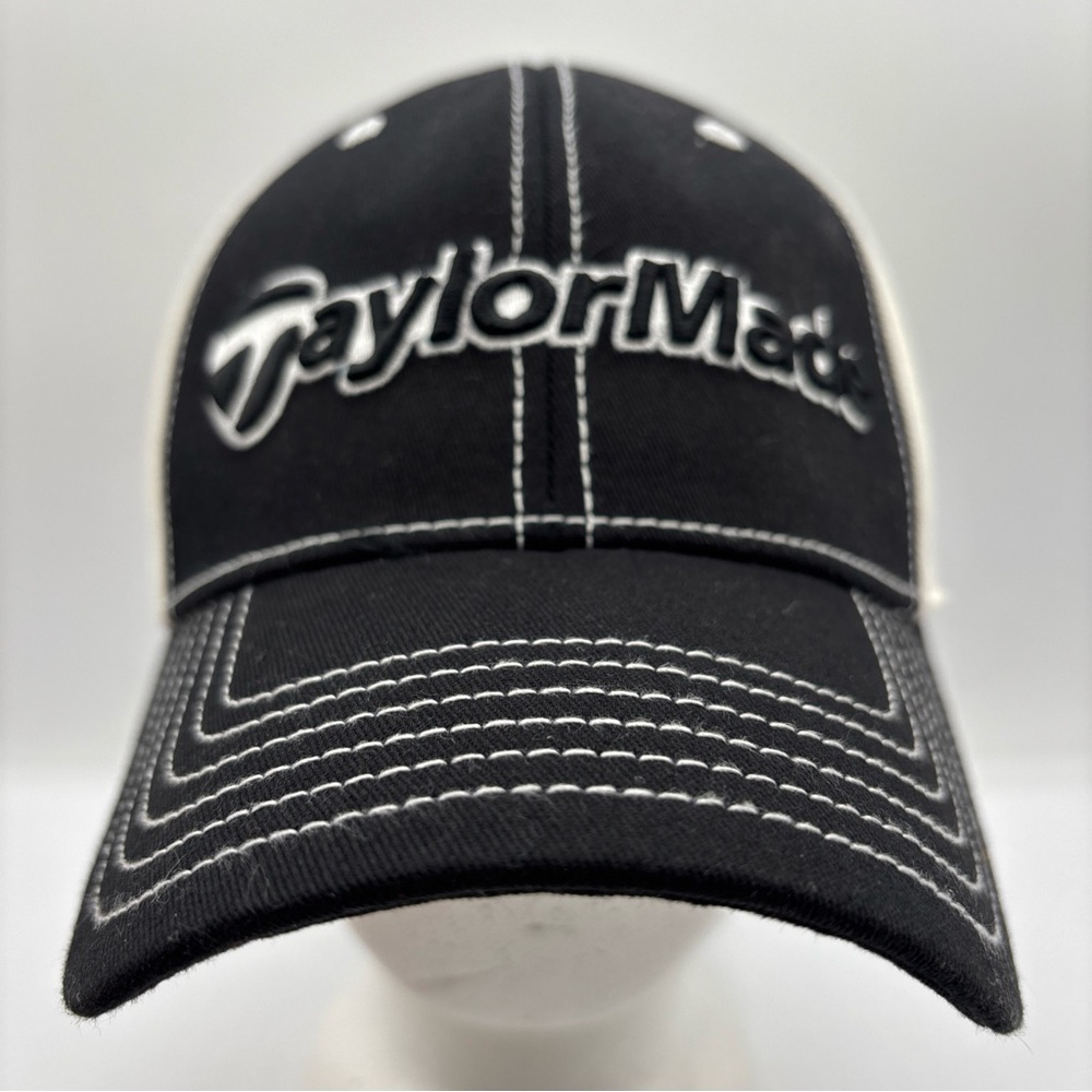 TaylorMade A-Flex tmax Gear Men’s Large/X-Large Black/White Fitted Hat
